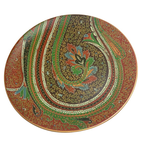 Oriental Accent Since 1880 Accents Vintage Decorative Paisley Print